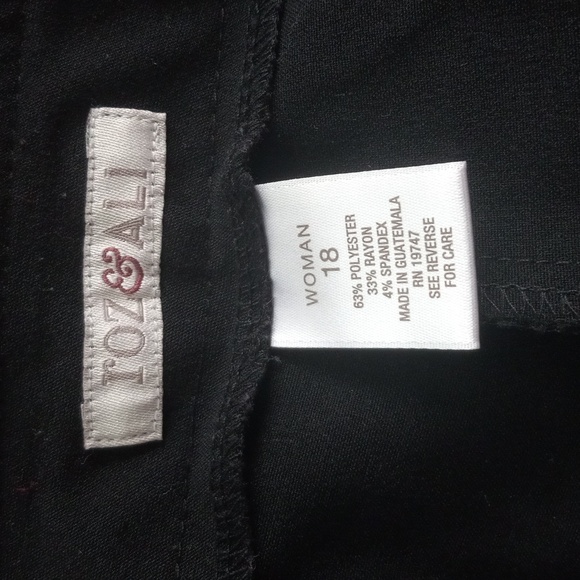 Roz and Ali black slip on trousers - Picture 4 of 4